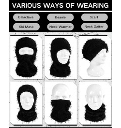 2 Pieces Winter Distressed Balaclava Knitted Ski Full Face Mask for Women Men 3 Pcs K $11.98 Balaclavas