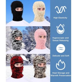 2 Pieces Winter Distressed Balaclava Knitted Ski Full Face Mask for Women Men 3 Pcs K $11.98 Balaclavas