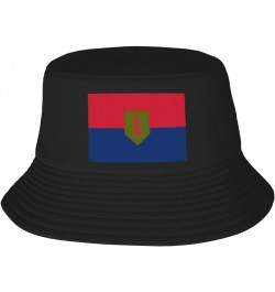 Flag of The United States Army 1st Infantry Division Bucket Hat for Women Men Bucket Hats Summer Sun Hats Beach Travel Fishin...