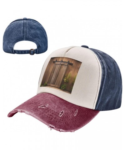 Vintage Door Sporty Cap for All Seasons,Unisex Baseball Cap,Ideal Fishing Hat for Men and Women $13.50 Skullies & Beanies