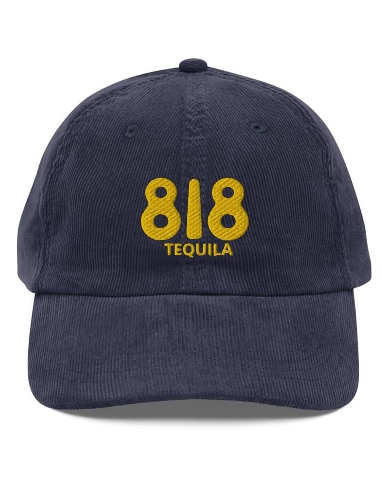 NG 818 Tequila Vintage Corduroy Cap Relaxed Fit Curved Bill Low Crown Funny Adult Humor Hat Navy $17.64 Baseball Caps