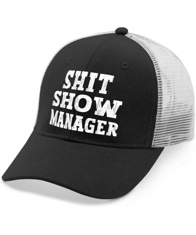 Funny Hats Shit Show Manager Hat for Mens Women AllBlack Cowgirl Hat Birthday Hats Cowgirl Hats Golf Hat Allblack $12.87 Sun ...