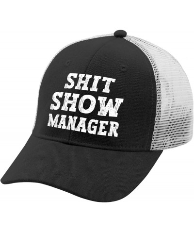 Funny Hats Shit Show Manager Hat for Mens Women AllBlack Cowgirl Hat Birthday Hats Cowgirl Hats Golf Hat Allblack $12.87 Sun ...