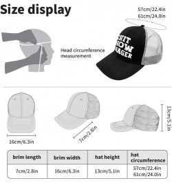 Funny Hats Shit Show Manager Hat for Mens Women AllBlack Cowgirl Hat Birthday Hats Cowgirl Hats Golf Hat Allblack $12.87 Sun ...