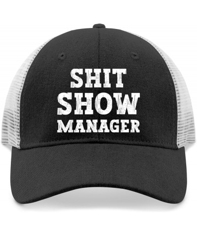 Funny Hats Shit Show Manager Hat for Mens Women AllBlack Cowgirl Hat Birthday Hats Cowgirl Hats Golf Hat Allblack $12.87 Sun ...