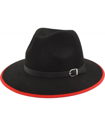 Adult Casual Solid Summer Western Fashion Cowboy Sun Hat Wide Brim Travel Sun Cap Cowboy Hat 7 1/4 Black 3 $14.47 Fedoras