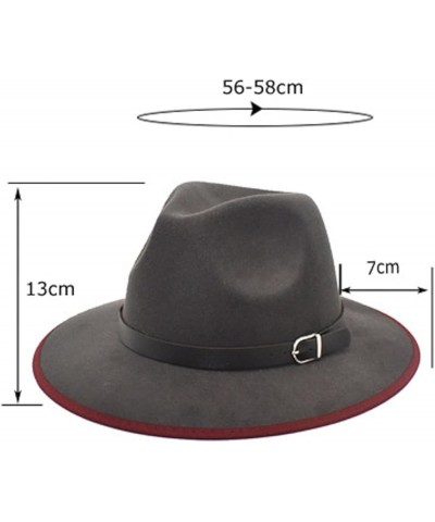 Adult Casual Solid Summer Western Fashion Cowboy Sun Hat Wide Brim Travel Sun Cap Cowboy Hat 7 1/4 Black 3 $14.47 Fedoras