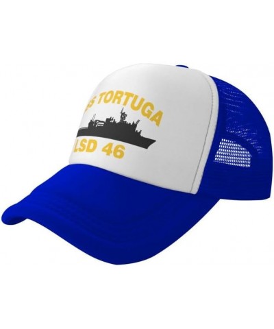 USS Tortuga LSD 46 Flag-Trucker Hats Denim Hats Cowboy Knit hat Baseball Caps Fisherman's hat Blue $13.99 Baseball Caps