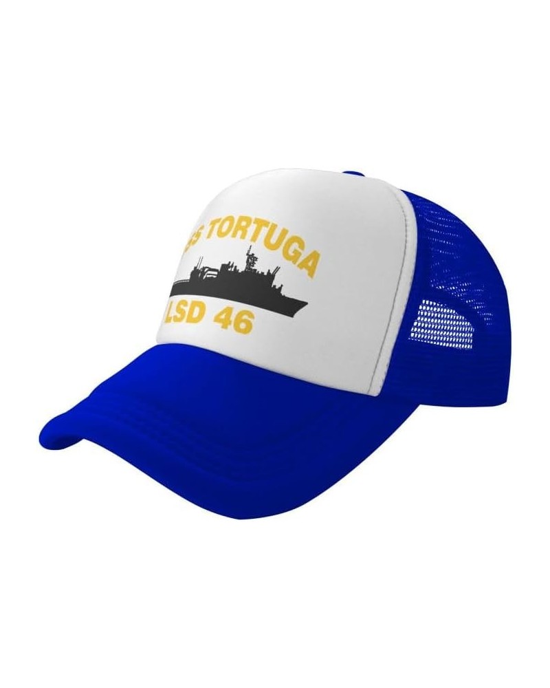 USS Tortuga LSD 46 Flag-Trucker Hats Denim Hats Cowboy Knit hat Baseball Caps Fisherman's hat Blue $13.99 Baseball Caps