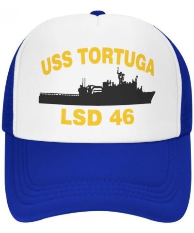 USS Tortuga LSD 46 Flag-Trucker Hats Denim Hats Cowboy Knit hat Baseball Caps Fisherman's hat Blue $13.99 Baseball Caps