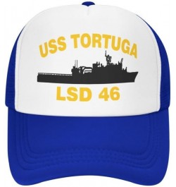 USS Tortuga LSD 46 Flag-Trucker Hats Denim Hats Cowboy Knit hat Baseball Caps Fisherman's hat Blue $13.99 Baseball Caps