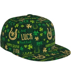 St. Patrick's Day Baseball Cap, Flat Brim Trucker Hat, Buckle Adjustable St. Patrick's Day11 $10.19 Baseball Caps