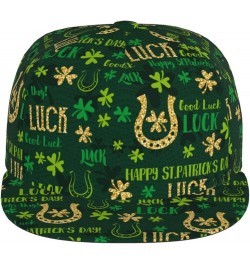 St. Patrick's Day Baseball Cap, Flat Brim Trucker Hat, Buckle Adjustable St. Patrick's Day11 $10.19 Baseball Caps