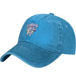 Scientists Elephants Baseball Cap for Men Women Hats Adjustable Vintage Cowboy Hat Blue $9.99 Cowboy Hats