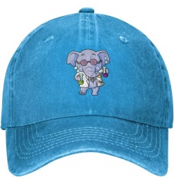 Scientists Elephants Baseball Cap for Men Women Hats Adjustable Vintage Cowboy Hat Blue $9.99 Cowboy Hats