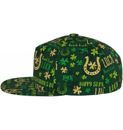 St. Patrick's Day Baseball Cap, Flat Brim Trucker Hat, Buckle Adjustable St. Patrick's Day11 $10.19 Baseball Caps