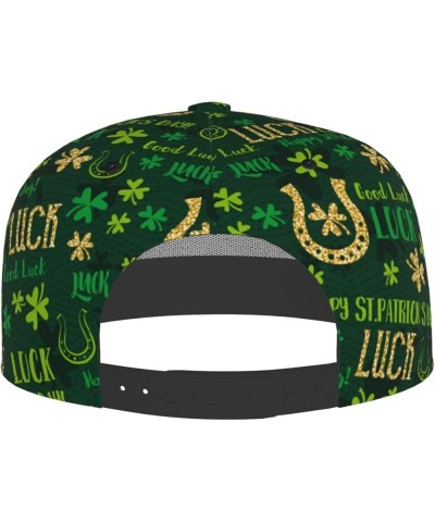 St. Patrick's Day Baseball Cap, Flat Brim Trucker Hat, Buckle Adjustable St. Patrick's Day11 $10.19 Baseball Caps