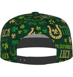 St. Patrick's Day Baseball Cap, Flat Brim Trucker Hat, Buckle Adjustable St. Patrick's Day11 $10.19 Baseball Caps