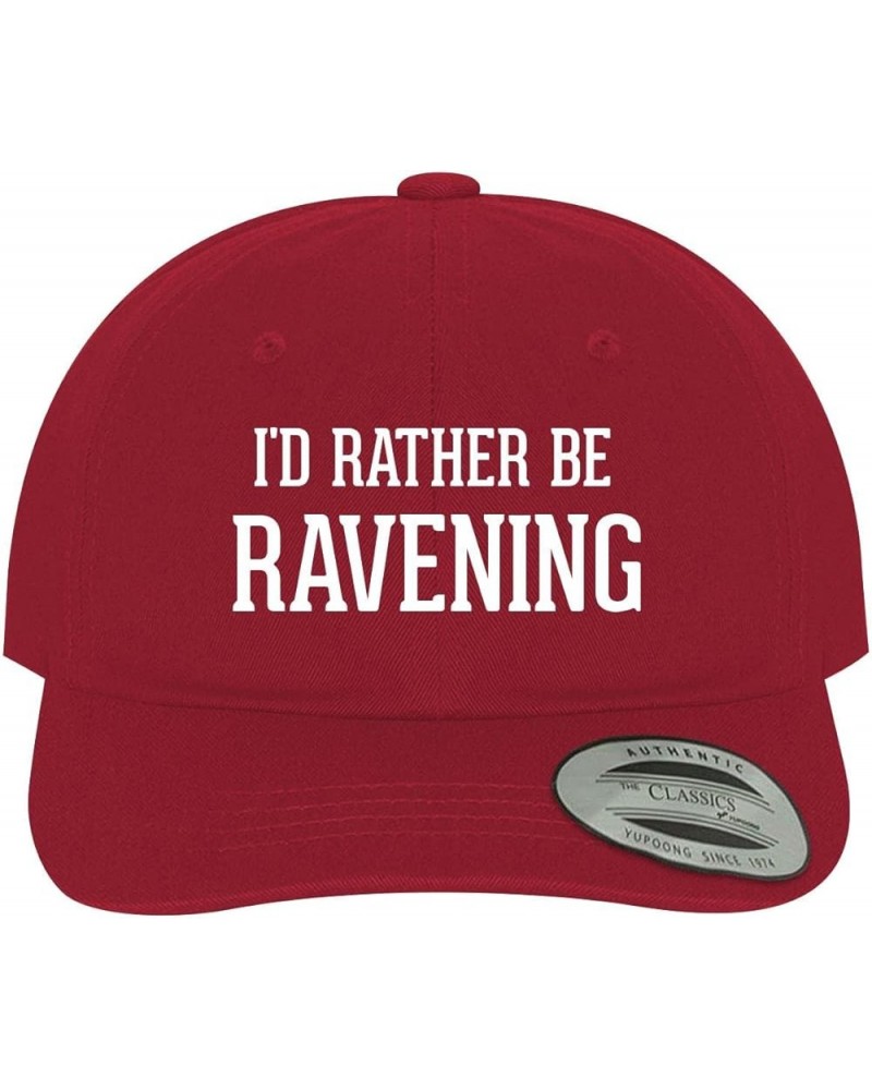 I'd Rather Be Ravening - Soft Dad Hat Baseball Cap Red $22.38 Baseball Caps