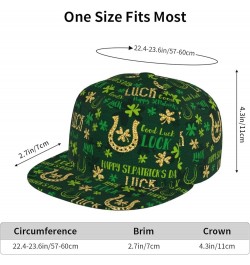 St. Patrick's Day Baseball Cap, Flat Brim Trucker Hat, Buckle Adjustable St. Patrick's Day11 $10.19 Baseball Caps