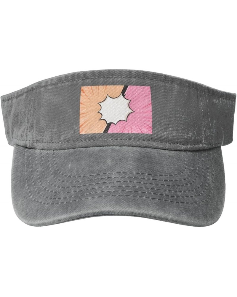 Clouds Sun Hat Sun Visor Hats for Women Men Baseball Cap Golf Hats Gray $12.78 Visors