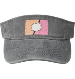 Clouds Sun Hat Sun Visor Hats for Women Men Baseball Cap Golf Hats Gray $12.78 Visors