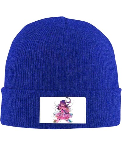 Oshi Anime No Ko Knit Hat Cap Knitted Cuffed Cap for Super Warmth in Winter Black Blue $10.94 Skullies & Beanies