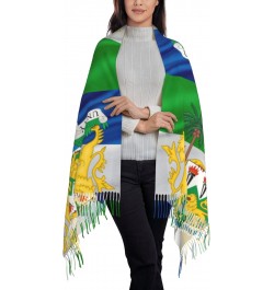 Coat of arms of Sierra Leone Scarf for Women Winter Warm Travel Silk Scarves $19.66 Scarves