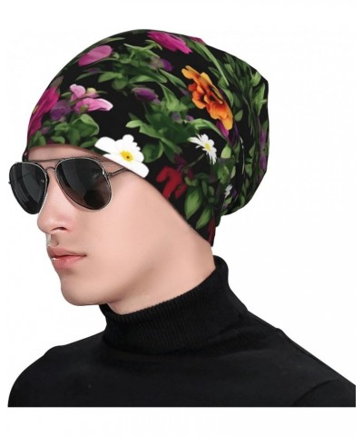 Tie Dye Hippies Print Knitted Hat Beanie Hat Fashion Beanies Chemo Caps Knitted Cap Casual Skull Cap for Womens Men Thug Life...