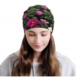 Tie Dye Hippies Print Knitted Hat Beanie Hat Fashion Beanies Chemo Caps Knitted Cap Casual Skull Cap for Womens Men Thug Life...