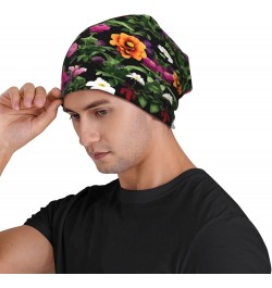 Tie Dye Hippies Print Knitted Hat Beanie Hat Fashion Beanies Chemo Caps Knitted Cap Casual Skull Cap for Womens Men Thug Life...