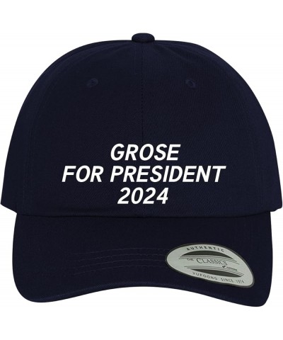 Grose for President 2024 - Comfortable Dad Hat Baseball Cap Navy $17.60 Baseball Caps