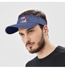 I'd Rather be Trading Hat Sun Visors for Adult Sun Visor Hats Uv ion Running Caps Navy $10.38 Sun Hats