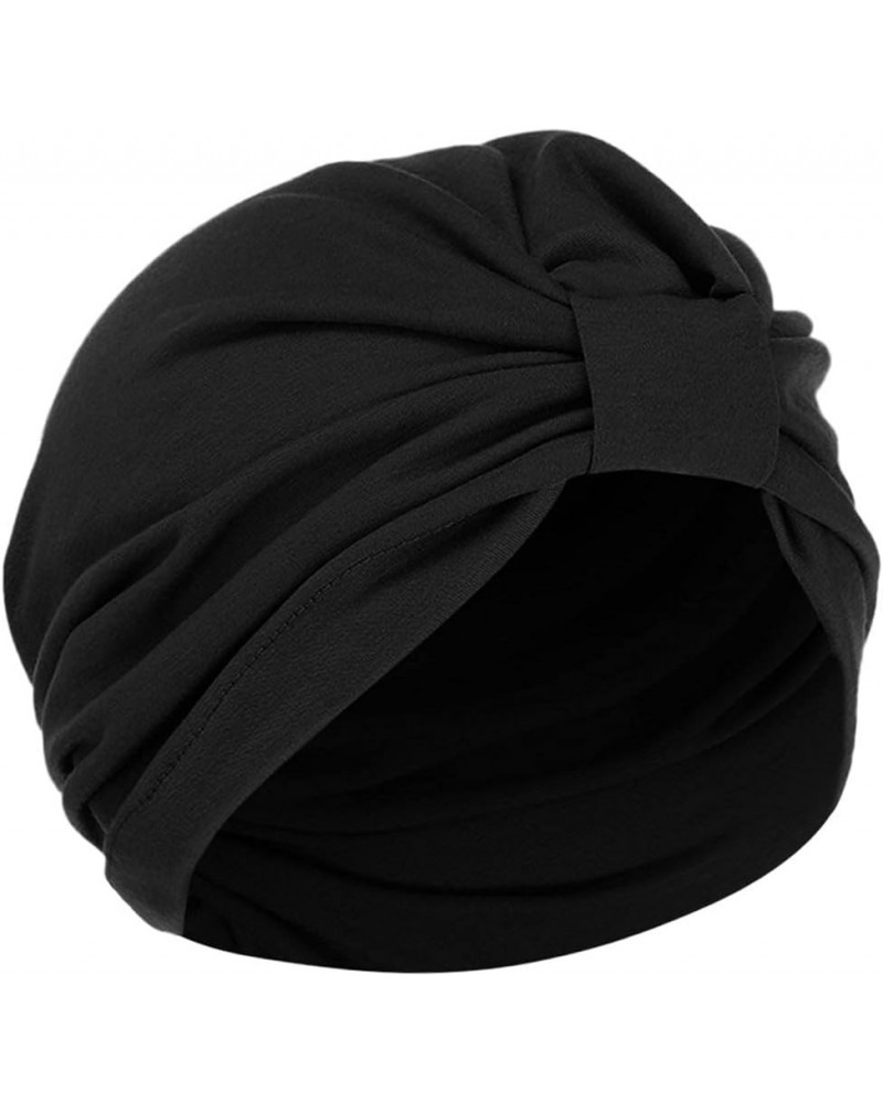 Chemo Cap,Turban Headwear,Multi Function Headwrap and Chemo Hats for Hairloss Gifts Christmas Black $6.72 Skullies & Beanies