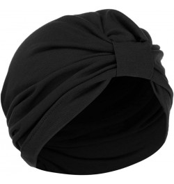 Chemo Cap,Turban Headwear,Multi Function Headwrap and Chemo Hats for Hairloss Gifts Christmas Black $6.72 Skullies & Beanies