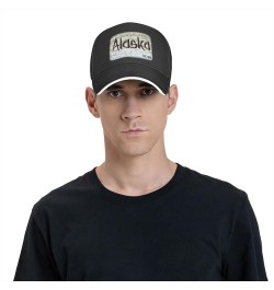 Alaska EST 1959 Baseball Caps Black Trucker Hat Men Hat for Women Adjustabl Ball Hat Dad Hat Cowboy Hat Black $10.26 Baseball...