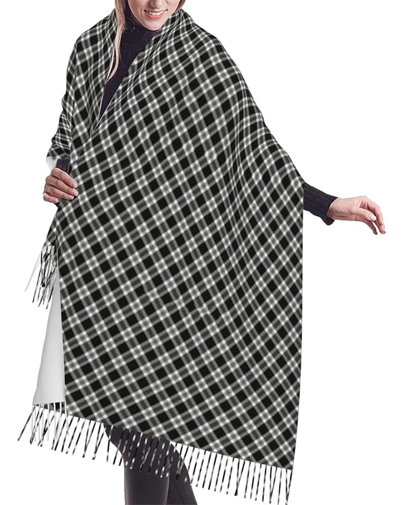 Tartan - Beige And Colored Cashmere Fringe Scarf Autumn And Winter Scarves The Most Soft Classic 10 $11.19 Scarves