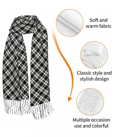 Tartan - Beige And Colored Cashmere Fringe Scarf Autumn And Winter Scarves The Most Soft Classic 10 $11.19 Scarves