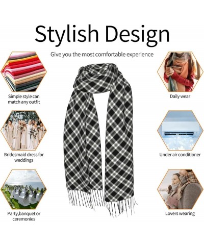 Tartan - Beige And Colored Cashmere Fringe Scarf Autumn And Winter Scarves The Most Soft Classic 10 $11.19 Scarves