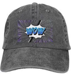 Wow Dad Hat Vintage Baseball Cap for Men Women Hats Gifts Trucker Caps Deep Heather $9.56 Baseball Caps