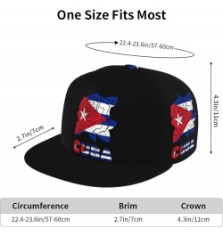 Cuba Cuban Snapback Hat for Men Women Flat Bill Hat Hip Hop Hat Fashion Baseball Cap Adjustable Flower Rose Cuba Cuban Flag $...