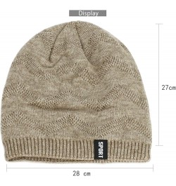 Women Men Knitted Winter Fashion Color Stripe Printing Striped Hats Hairball Raccoon Warm Ski Cap Warm Cold Gear Navy-1 $9.17...