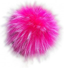 5.91 inch Artificial Fur Pompom, Faux Raccoon Fur Pompoms with Button for Beanies DIY Fur Accessories 17 $11.26 Skullies & Be...