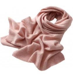 Women's Cashmere Knitted Scarf Autumn Soft Solid Scarf Winter Warm Men's Scarf Pnnrk $45.51 Scarves