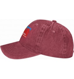 Flag of Sedona, Arizona Baseball Cap for Men Women Hats Adjustable Denim Hat Dad Hat Red $12.05 Baseball Caps