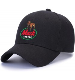 Mack Truck Hat Trucker Baseball Cap for Men and Women Black $13.12 Baseball Caps