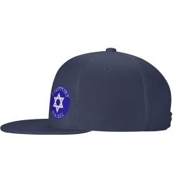 I Support Israel Hats for Men Black Hat Flat Bill Mens Dad Hats Classic Baseball Cap Navy Blue $8.58 Baseball Caps