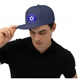 I Support Israel Hats for Men Black Hat Flat Bill Mens Dad Hats Classic Baseball Cap Navy Blue $8.58 Baseball Caps