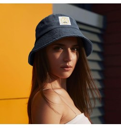 Flag of Rhode Island Bucket Hat for Men Women Outdoor Washed Cotton Sun Hats Travel Beach Hat Navy Blue $13.15 Bucket Hats