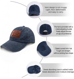 a lot Going on The Moment Golf hat Trendy Baseball Cap Gifts for Daughter Who Like Engraved,Summer Caps Navy Blue $9.42 Cowbo...